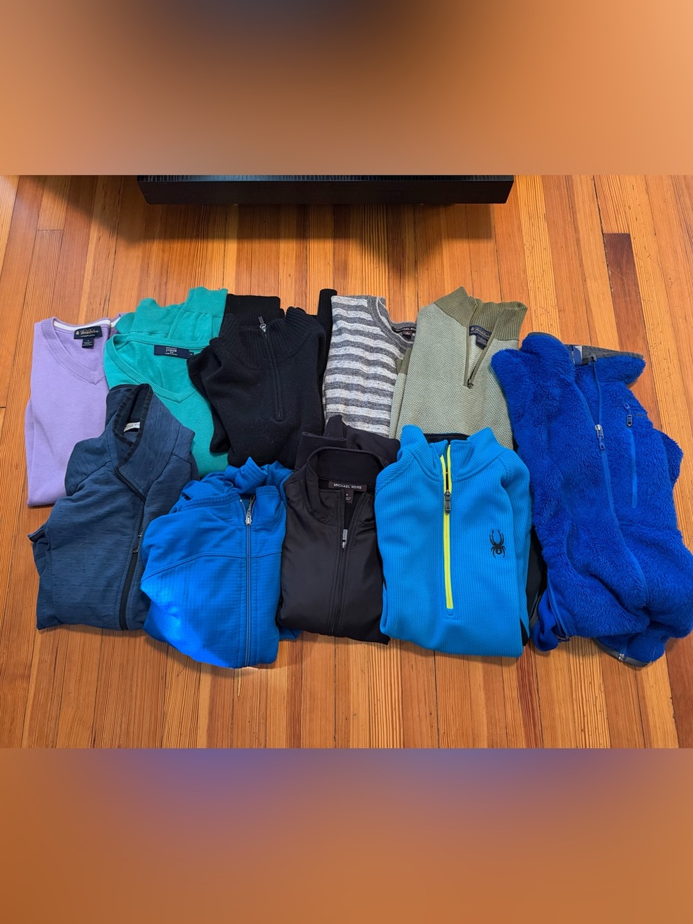 Assorted Men's Dress and Zip-Up Sweaters